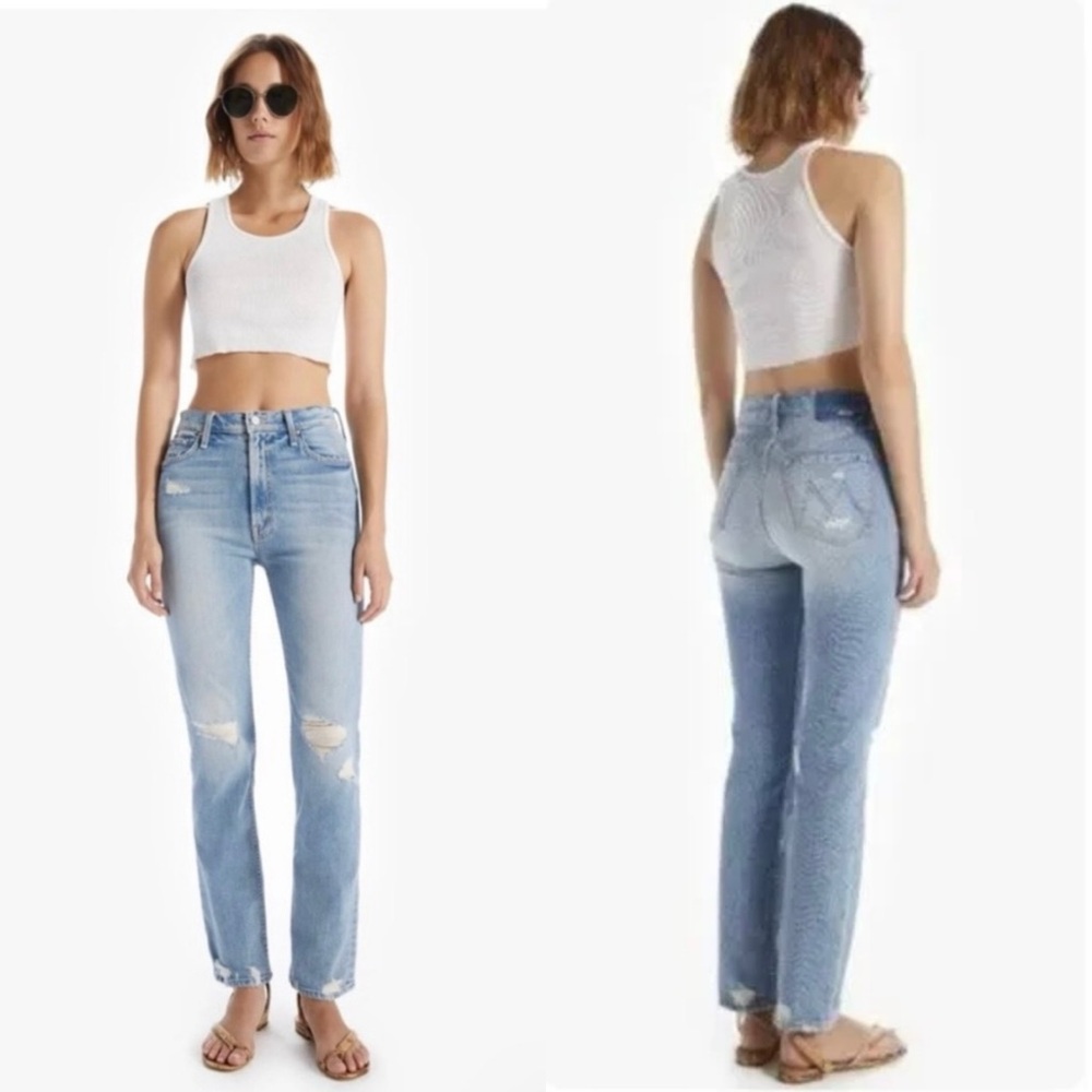 Mother High Waisted Rider Skimp Jeans - 24 (runs small)